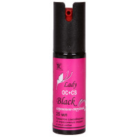 Перцовый (газовый) баллончик «Lady Black» 25мл, аэрозольно-струйный